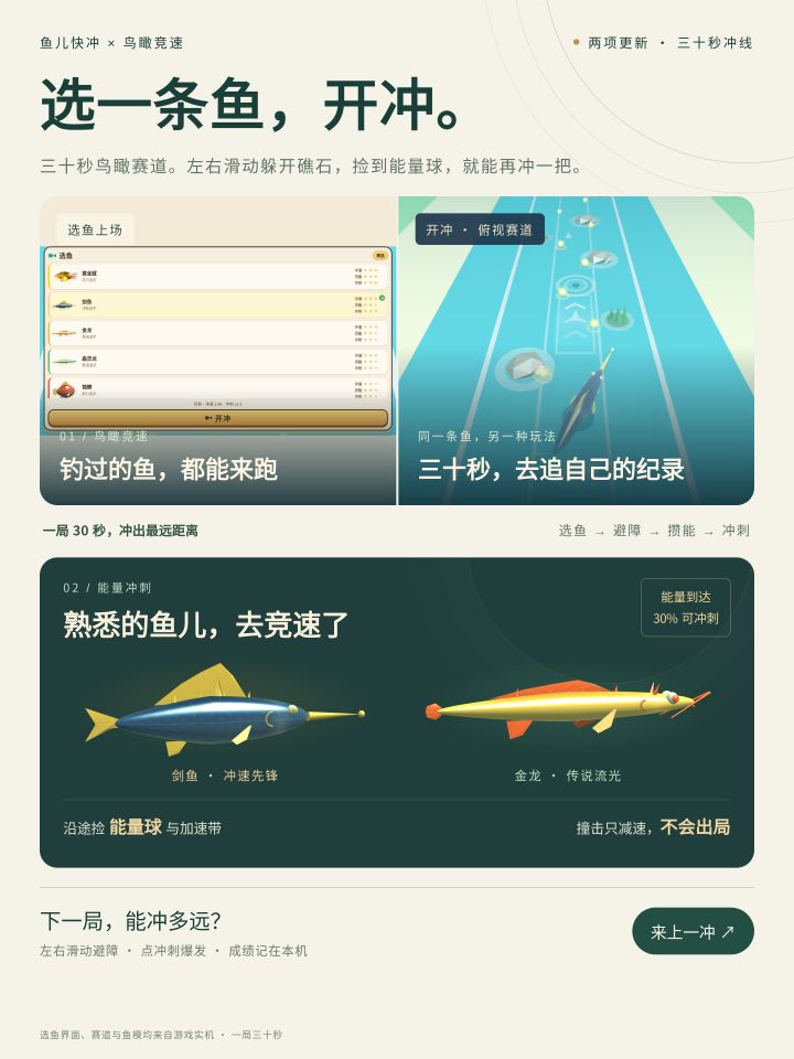 鱼儿快冲全面更新～截图