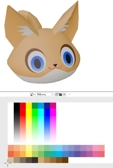 鼠鼠今天研究了用1.4kb色板代替材质插槽！