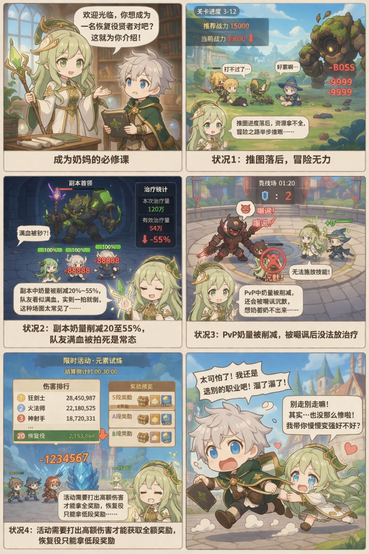 【六格漫画】全网最惨奶妈截图