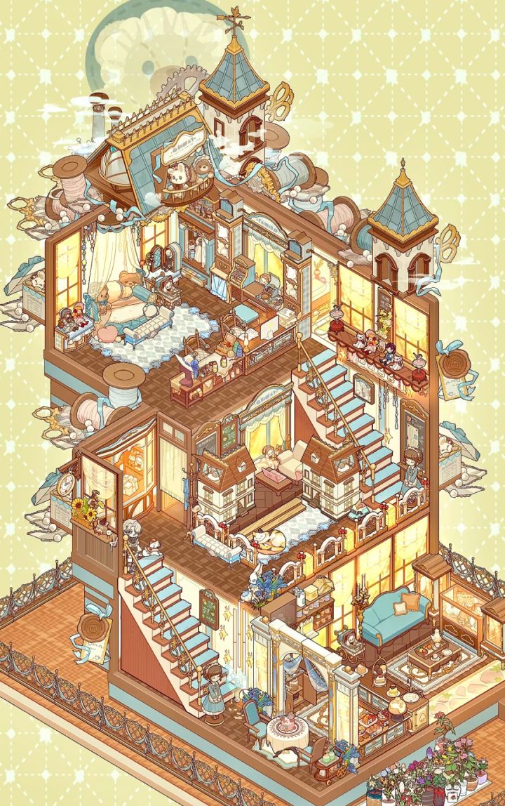 指尖幻偶·蓝棕童话小屋截图