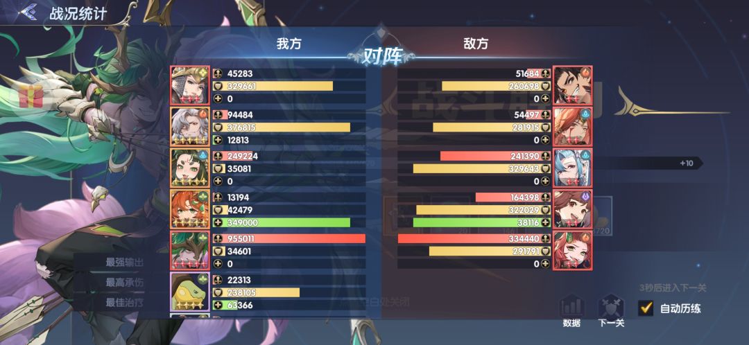 5天实测!6元党冰女换物理队推图380 2