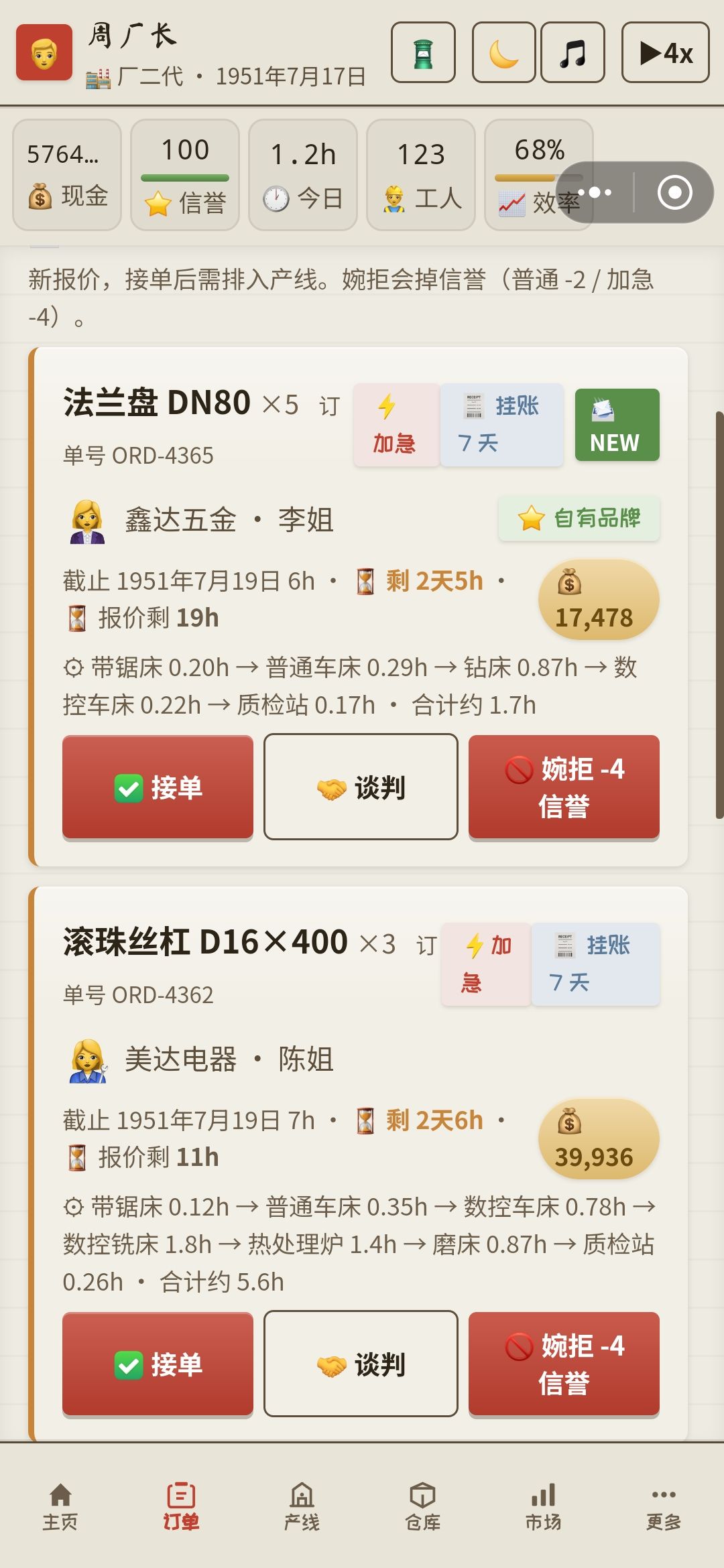 订单 4