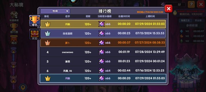 到达牧师最高层截图