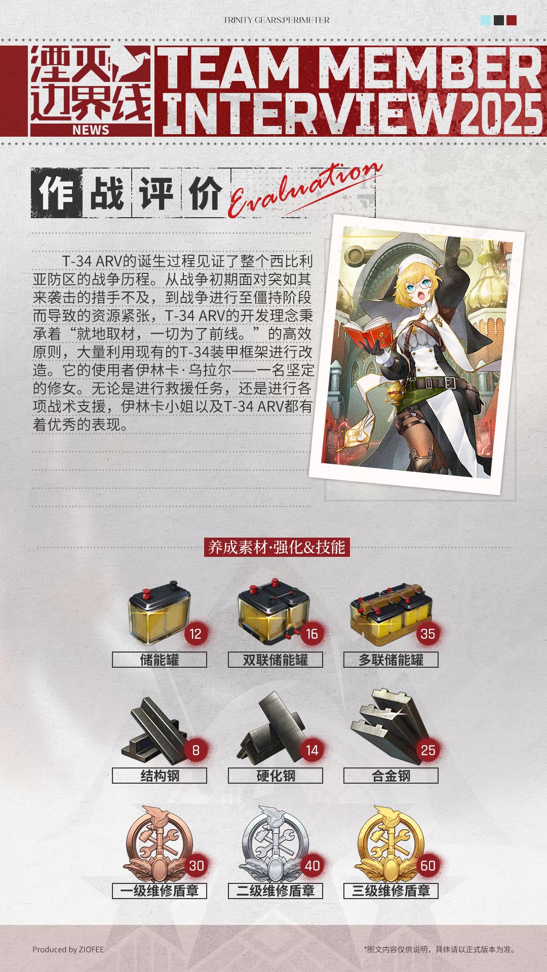 队员介绍丨行动代号:T-34维修车 3