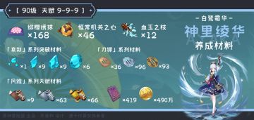 【素材收集】神里绫华突破素材收集全路线解析