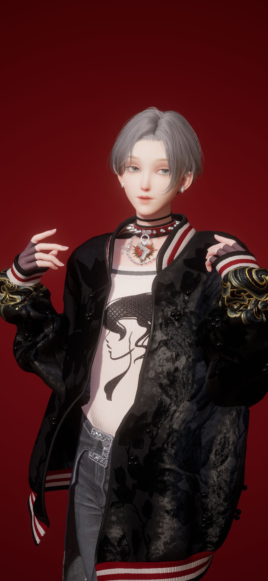 儿子也很好看,可惜没多少中性风的衣服 2
