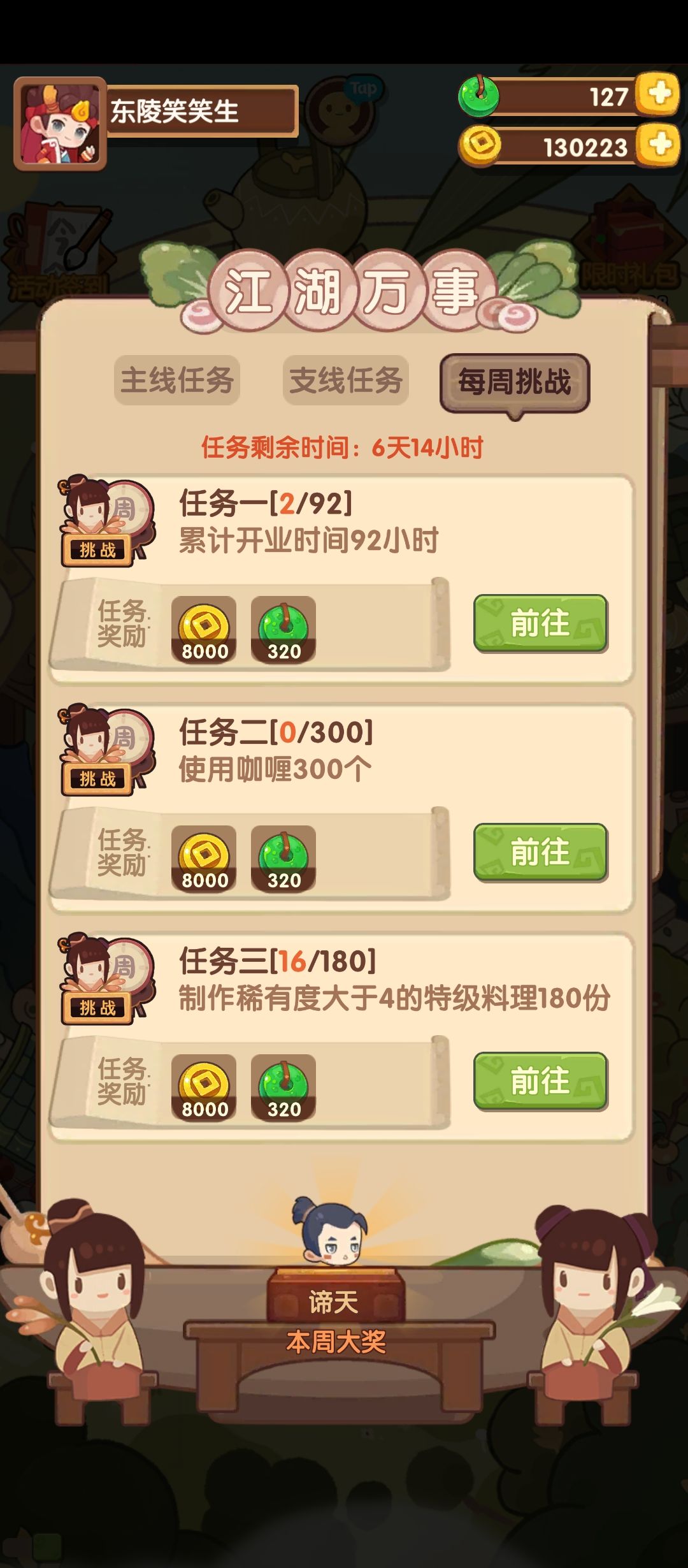 周常原来还有厨师的吗 1