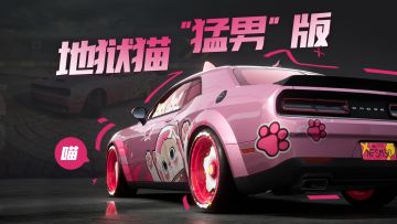 猫猫我的猫猫！！试问谁不想要一辆粉粉的地狱猫呢！