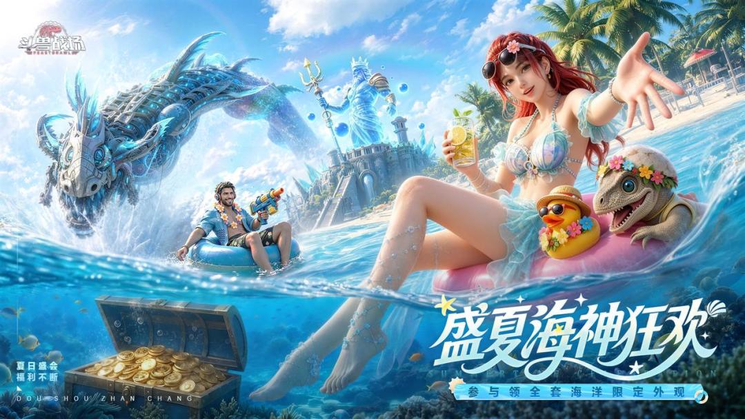 《斗兽战场》暑期庆典|盛夏海神节狂欢! 1