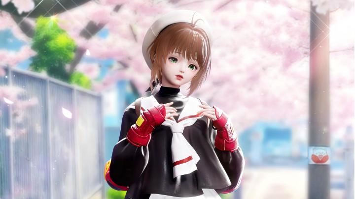 小樱校服胳膊肘上是什么，谁教你们这样出衣服的，那应该属于外套或者腕饰吧。连在衣服上？？？？？？？不觉得很奇怪吗截图