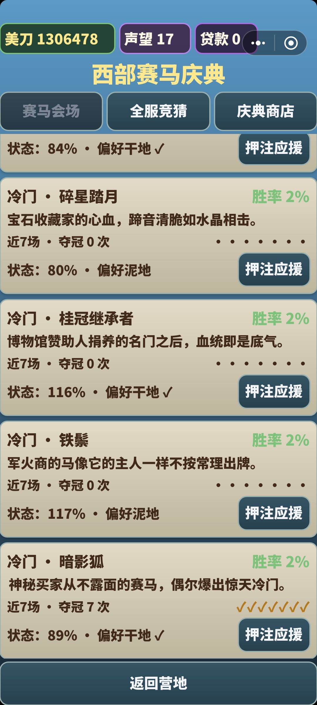 赛马 1