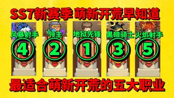 【元气骑士前传】盘点SS7新赛季最适合萌新开荒的五大职业？