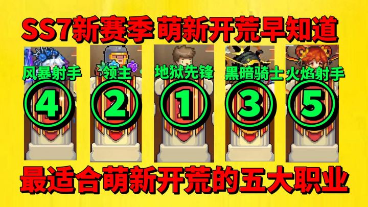 【元气骑士前传】盘点SS7新赛季最适合萌新开荒的五大职业？截图