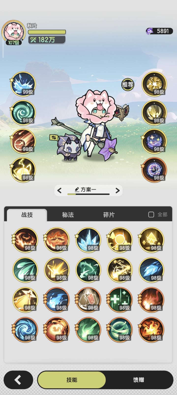 大佬们一点伤害都没有,请问要怎么搭配技能截图