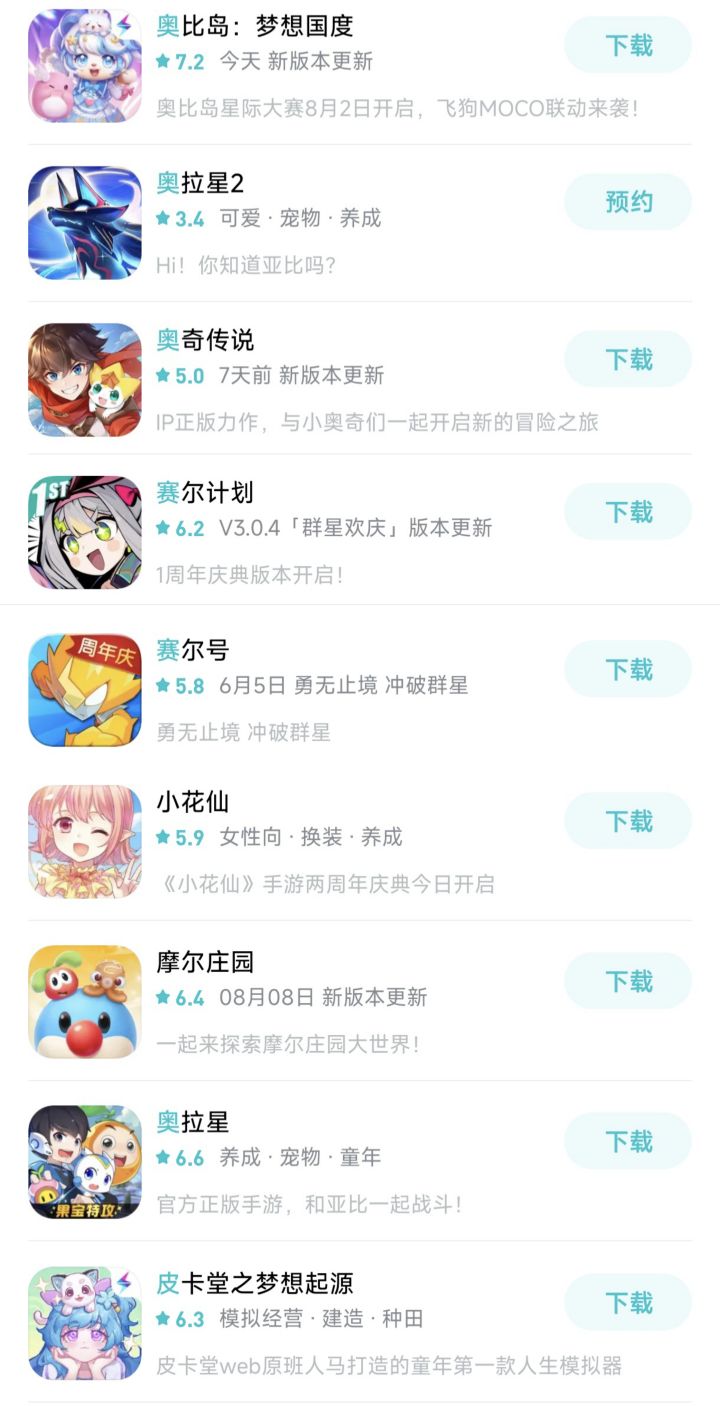 页游转型全部失败截图