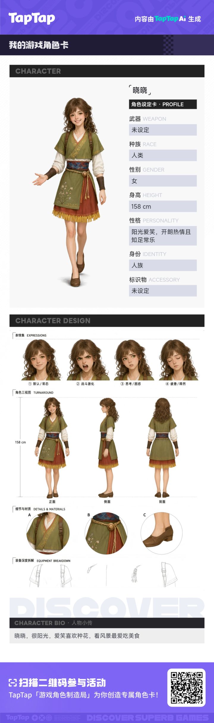 晓晓 · 我的角色设定卡截图