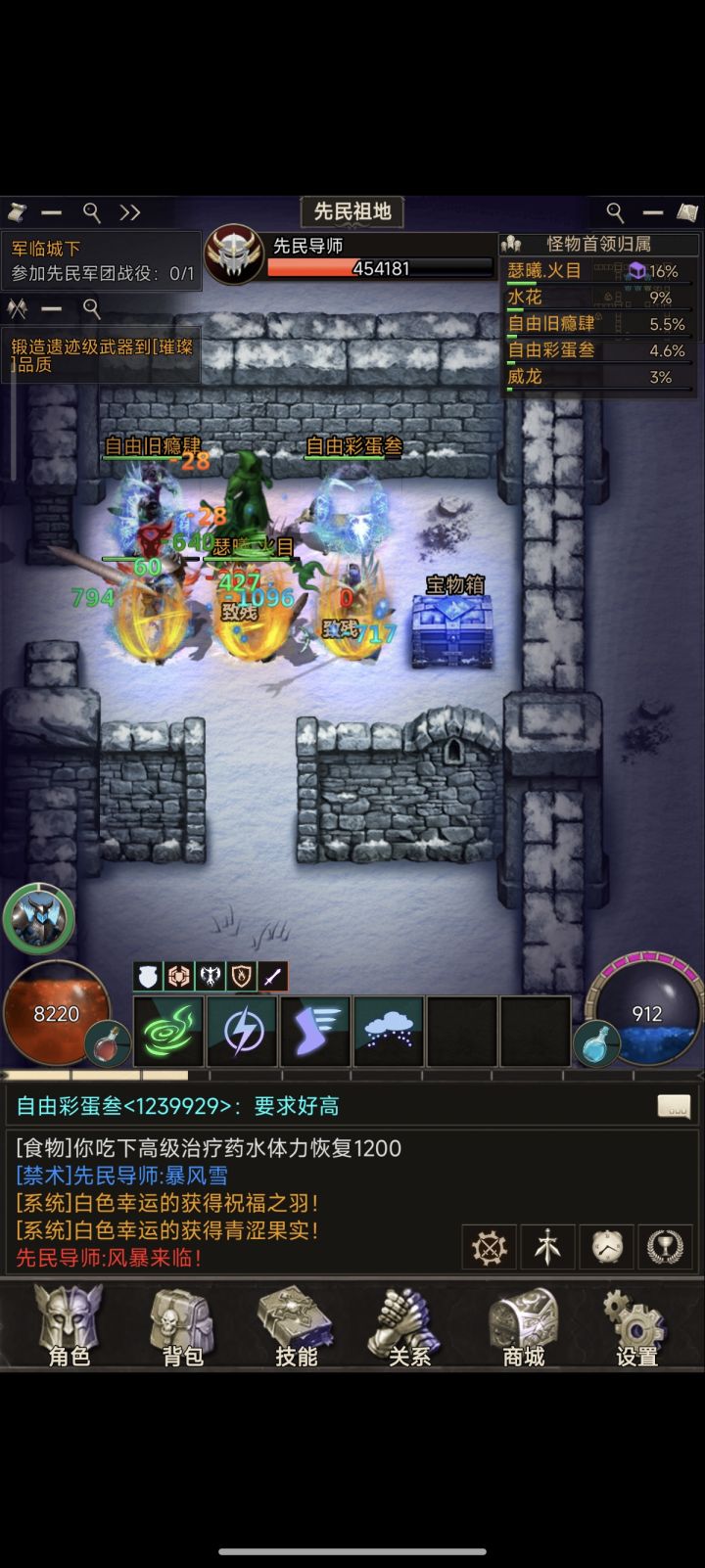 带兄弟们打本的一天截图