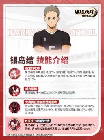 球员技能介绍｜银岛结4月17日登场！