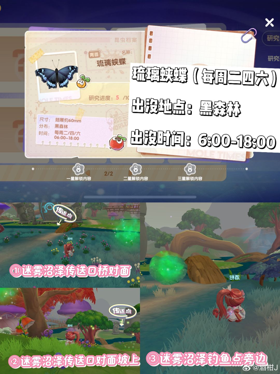 🦋8种百宝箱昆虫位置(每周二四六) 3