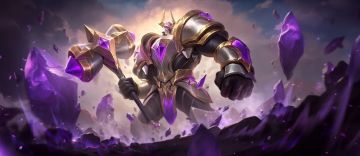 10月签到皮肤特效展示 l 裂石穿云，晶域重鸣！