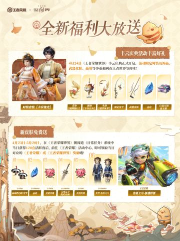 王世界丰云献礼重磅开启 双端福利拉满 丰云庆典限定时装来袭