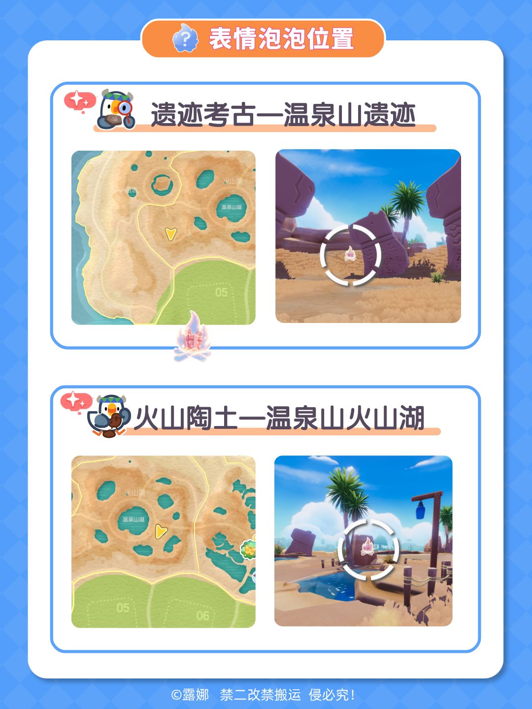 远古召唤第2周全攻略 戴胜鸟 黄金雀鳝 彩纹犀金龟 3个事件 2表情 14