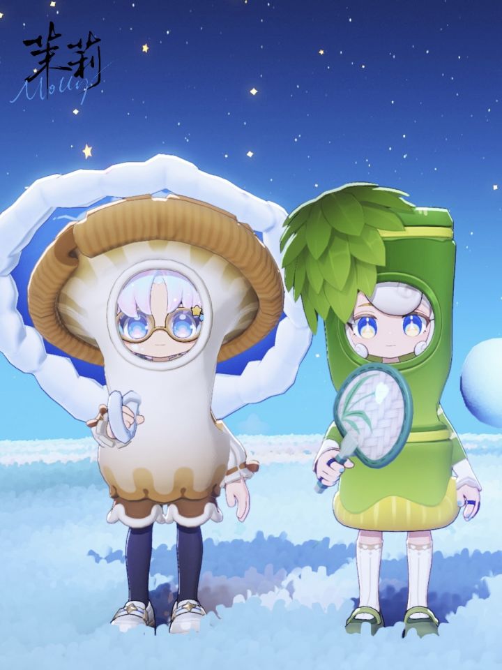 杏鲍菇!竹子?堆雪人!☃️截图
