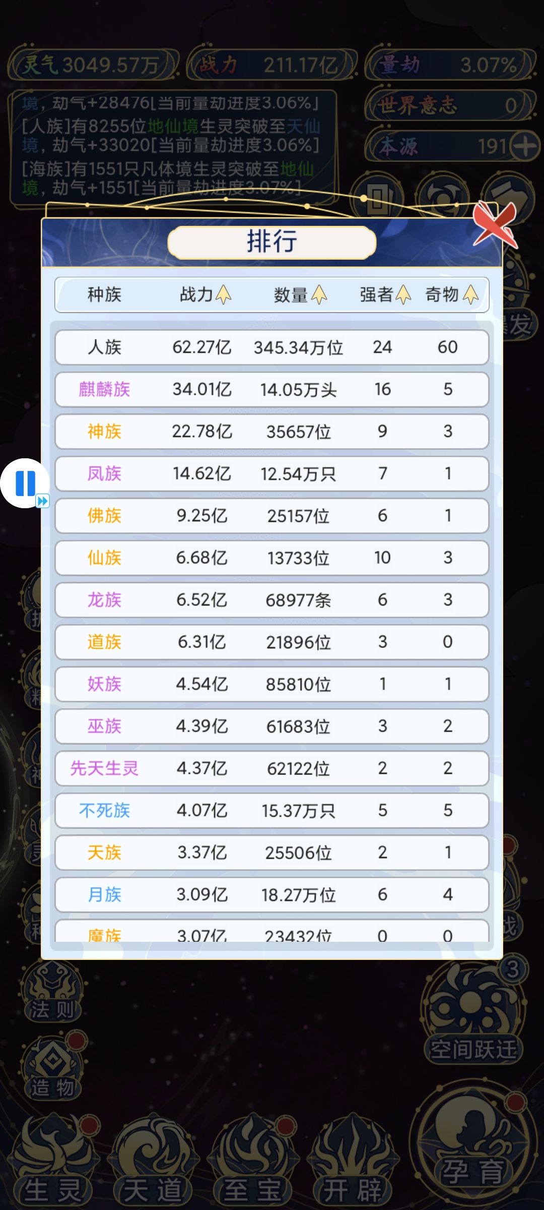 这人族嘎嘎强 1