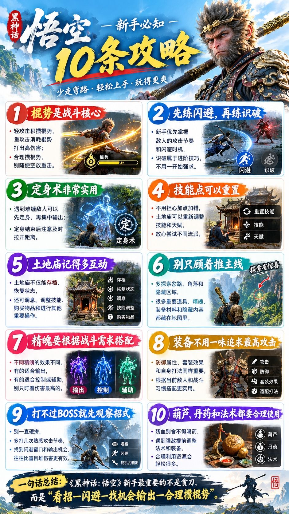 黑神话悟空新手必看10条攻略|少走大量弯路 1