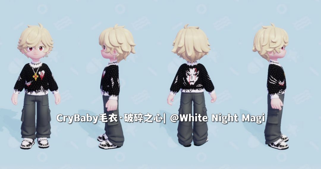 心动小镇 | CryBaby毛衣·破碎之心 3