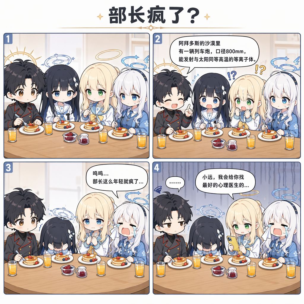 与你们的绝对火力部 小漫画(最正常版) 2