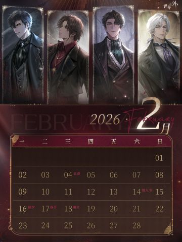 〓《世界之外》2月日历壁纸送达