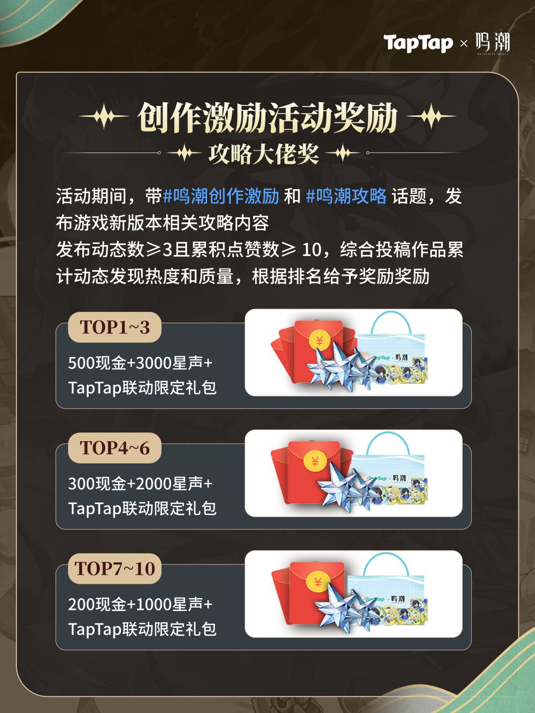 已开奖|参与鸣潮1.2活动,赢iPad&百元现金 3