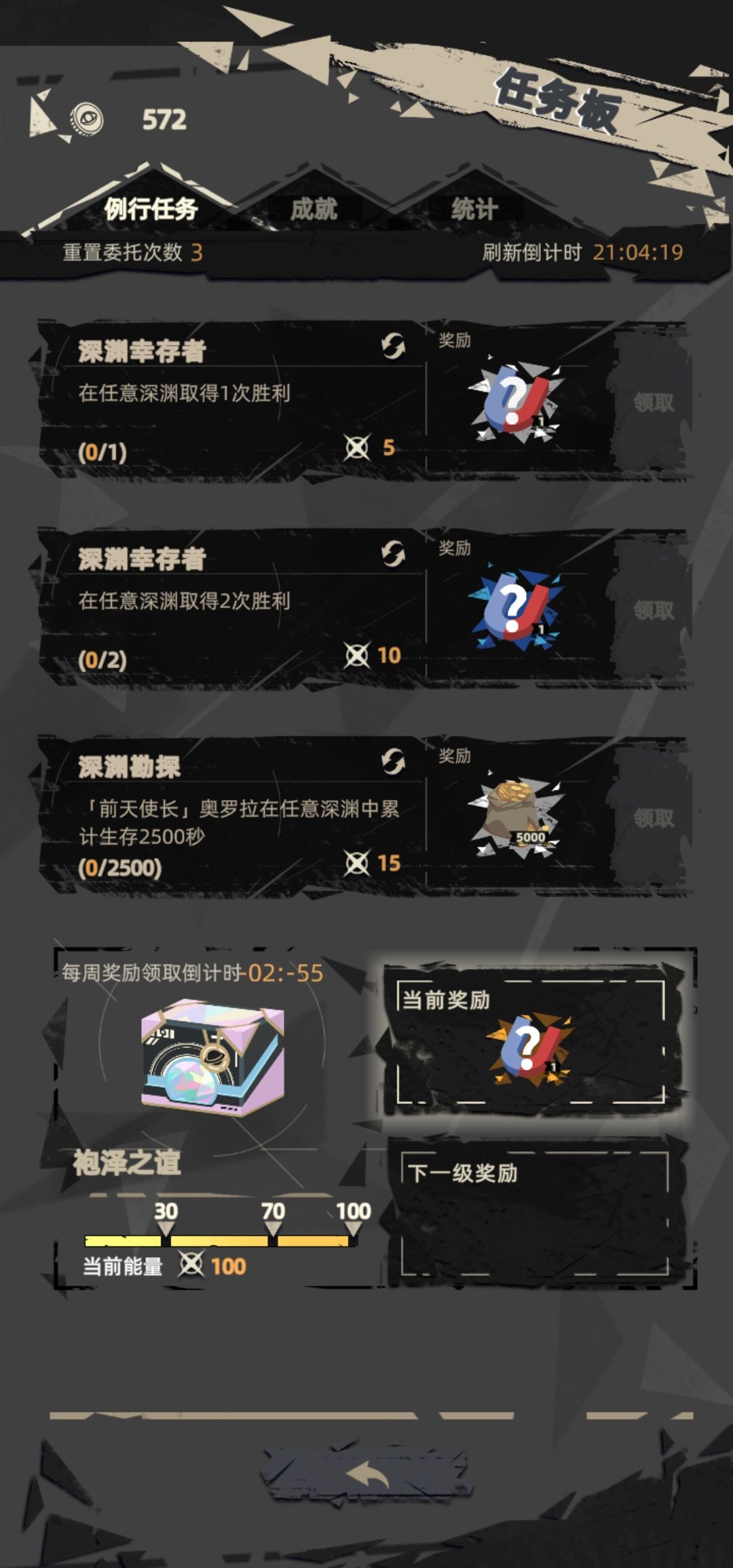 周奖励还能不能到我手上了 1