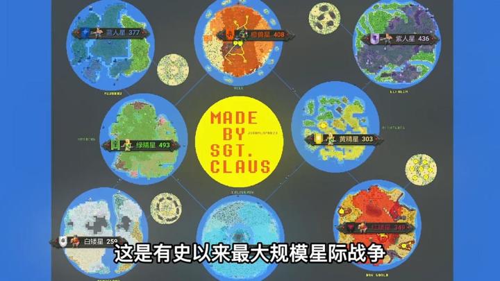 Worldbox(世界盒子):太空种族大战!千年帝国战争!!截图