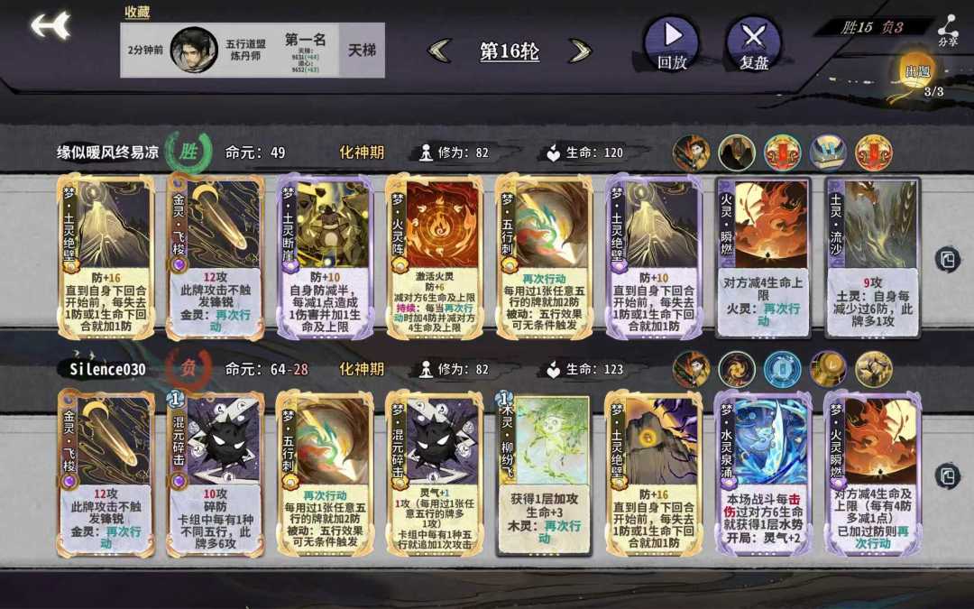 目前的榜二吾行之,每天打的少但是牢骚很多 3