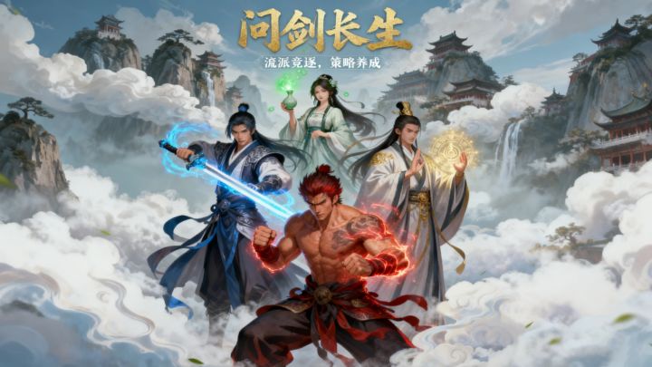 新手必看!问剑长生躺赢流派:傀儡修一键托管,召千军躺到飞升截图