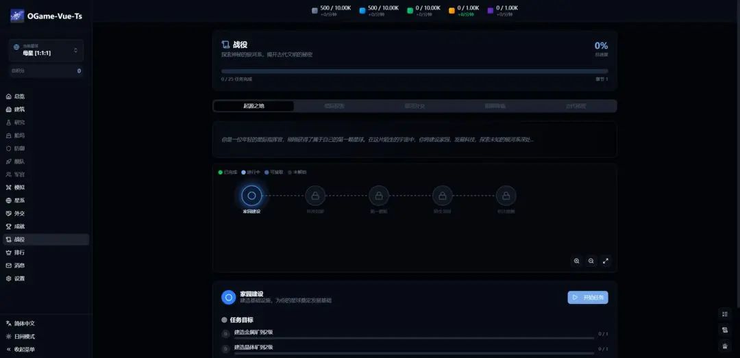 太空策略游戏，《OGame Vue Ts》今日首发！ 3