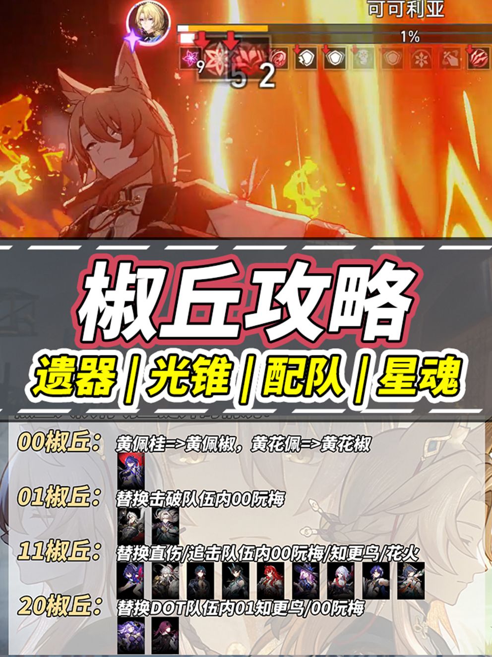 【V2.4攻略】椒丘培养攻略｜多种队伍推荐截图