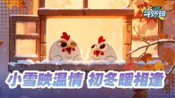 小雪映温情，初冬暖相逢