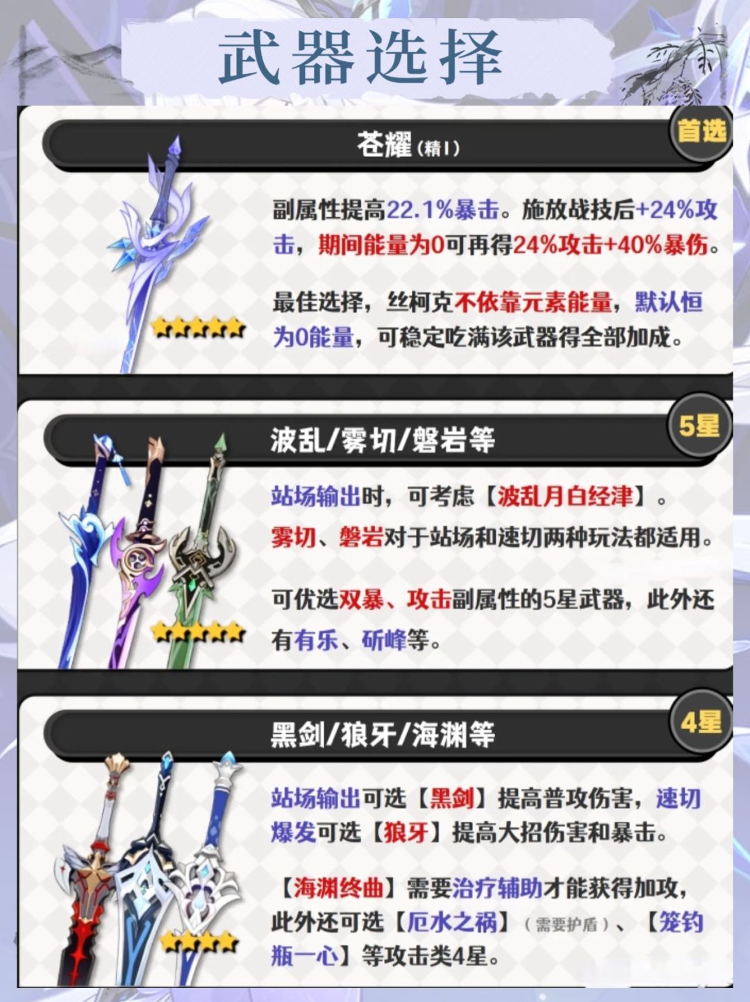 【V5.7攻略】丝柯克角色培养攻略&快速养成 3