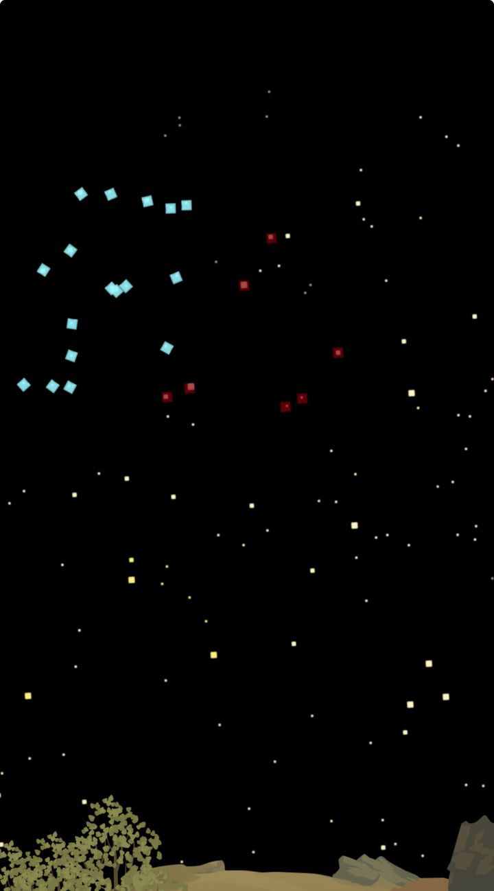 这个星座还有点点在哪里呀?试了两遍都没找到 #老农种树截图
