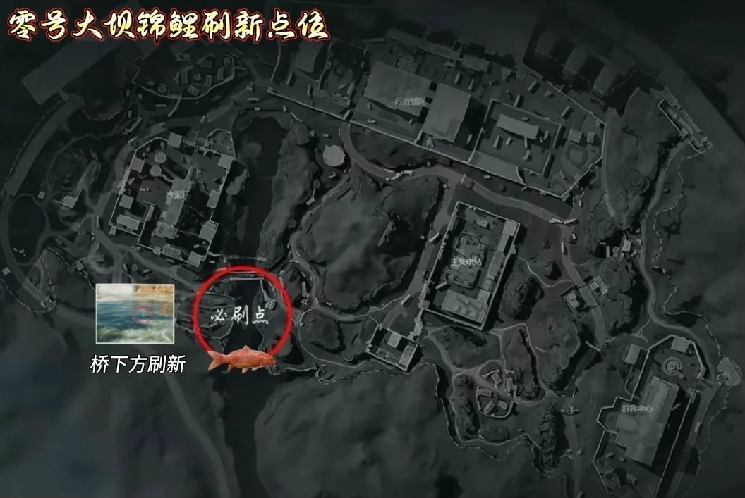 三角洲行动大坝、长弓锦鲤所有刷新点位大全 2