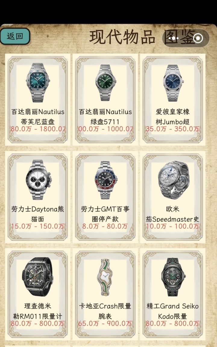 现代物品图鉴截图