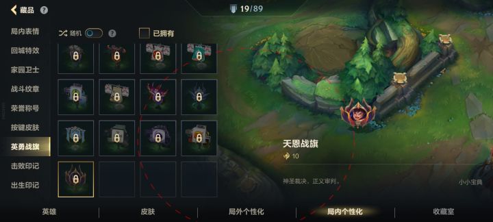 这个战旗中间显示的是头像还是就是德玛呀截图