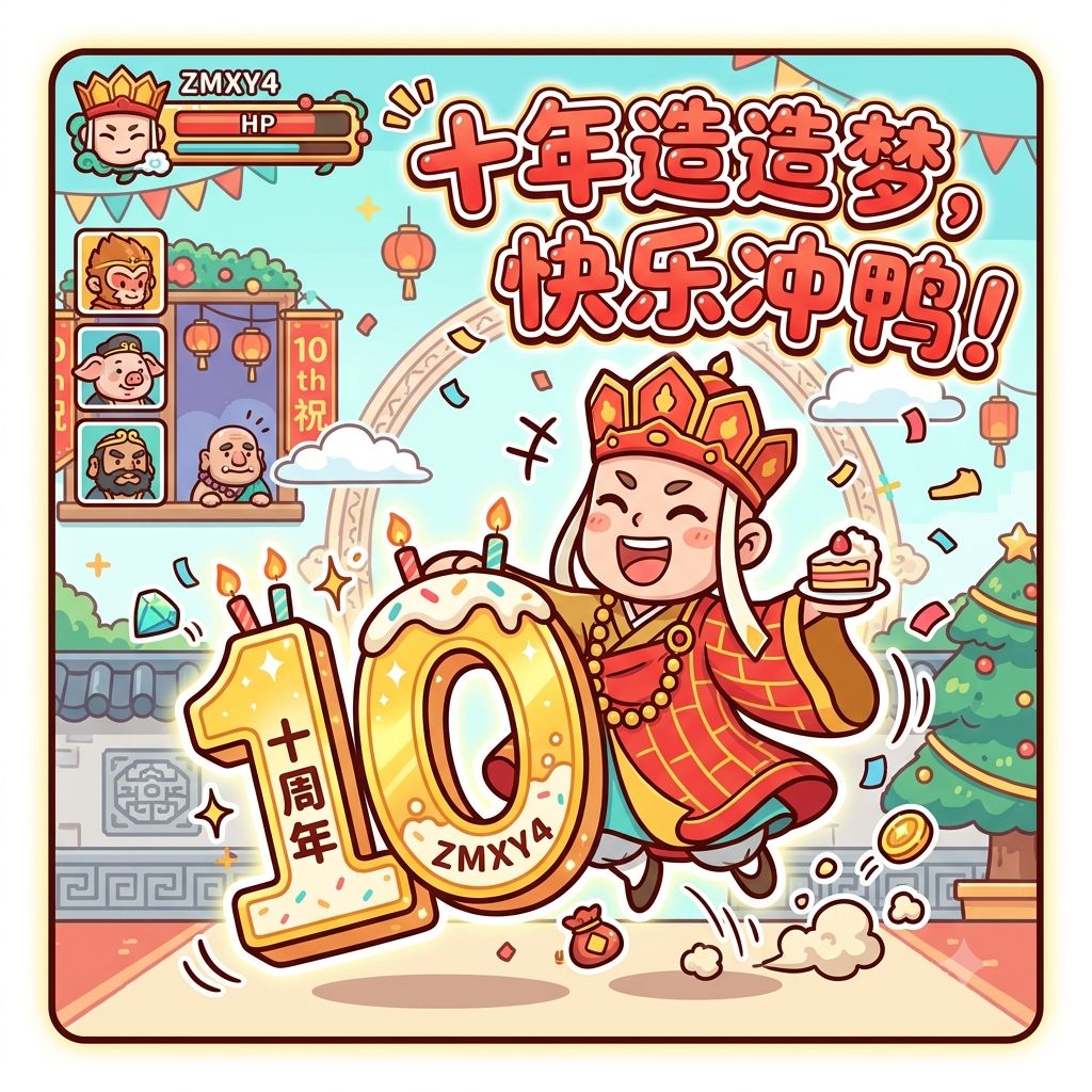 造梦西游4手游十周年快乐! 2