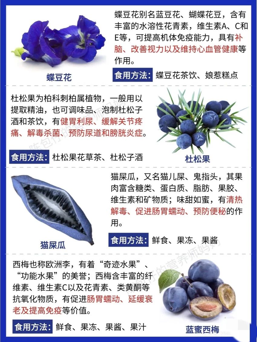 🌟青年大学习|蓝色食物食用指南🌟 2