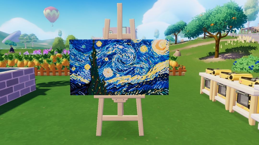 小狼的绘画第一作《星月夜》,终于完工啦~ 1