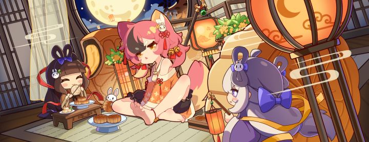 【盲盒派对】伊卡洛维「月饼狗狗」服饰动态展示截图