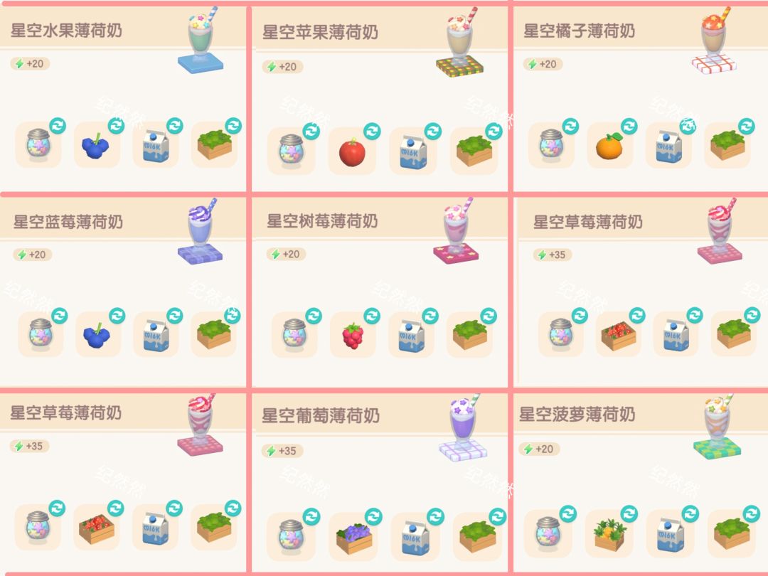 引星河食谱大全,你们的星星粉都够吗👀 1